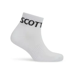 Lyle And Scott 3 Pack Train Quarter Socks in White