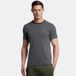 Lyle And Scott Container T-Shirt in Black Grey