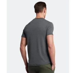 Lyle And Scott Container T-Shirt in Black Grey