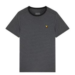Lyle And Scott Container T-Shirt in Black Grey