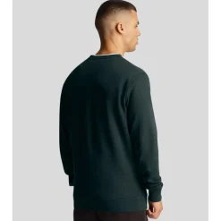 Lyle And Scott Co-Ordinate Print Crewneck Sweatshirt in Green