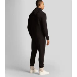 Lyle And Scott Co-Ordinate Print Slim Sweatpants in Black