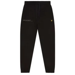 Lyle And Scott Co-Ordinate Print Slim Sweatpants in Black