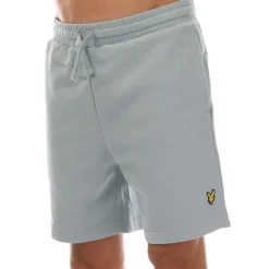 Lyle And Scott Crest Sweat Shorts in Blue