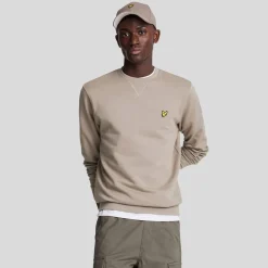 Lyle And Scott Crewneck Sweatshirt in Taupe