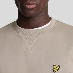 Lyle And Scott Crewneck Sweatshirt in Taupe