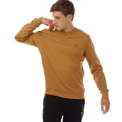 Lyle And Scott Crewneck Sweatshirt in Gold