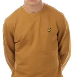 Lyle And Scott Crewneck Sweatshirt in Gold