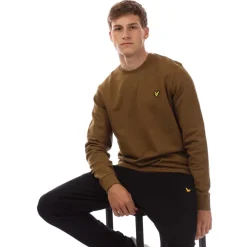 Lyle And Scott Crewneck Sweatshirt in Brown