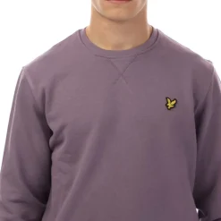 Lyle And Scott Crewneck Sweatshirt in Purple