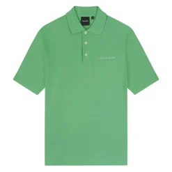 Lyle And Scott Embroidered Polo Shirt in Green