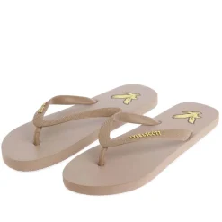 Lyle And Scott Flatform Flip Flops in Pink
