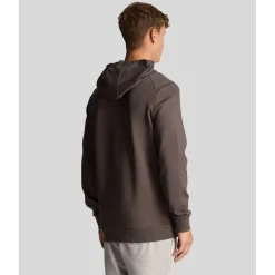 Lyle And Scott Fly Fleece Hoodie in Grey