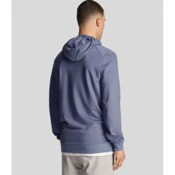 Lyle And Scott Fly Fleece Hoodie in Blue