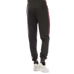 Lyle And Scott Fly Fleece Colour Block Tracksuit Bottoms in Grey