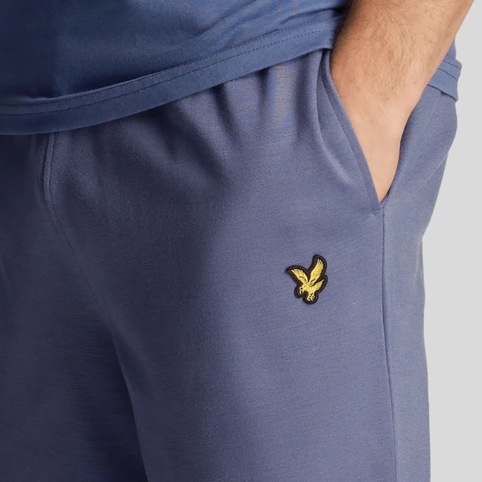 Lyle And Scott Fly Fleece Shorts in Blue