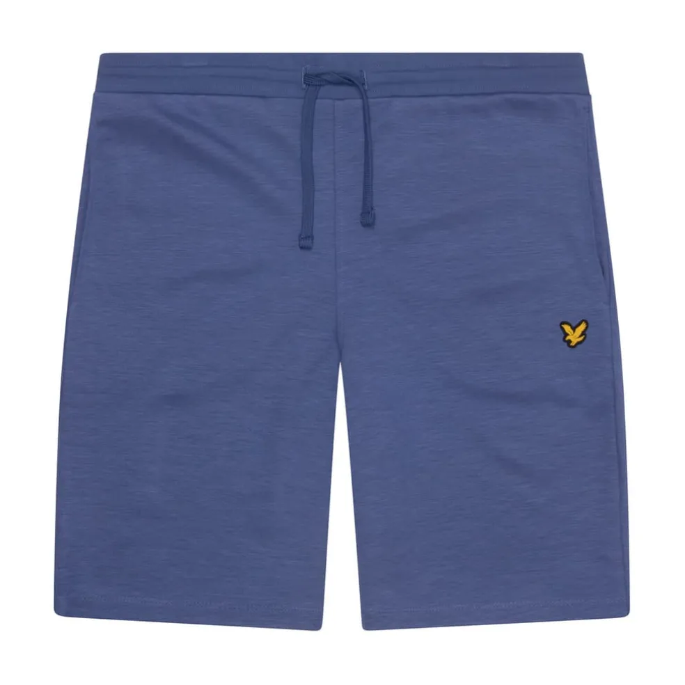 Lyle And Scott Fly Fleece Shorts in Blue