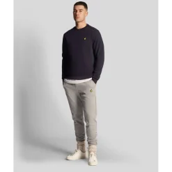 Lyle And Scott Fly Fleece Crewneck Sweatshirt in Navy