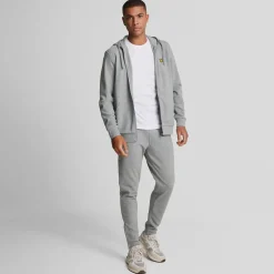 Lyle And Scott Fly Fleece Tracksuit Bottoms in Grey