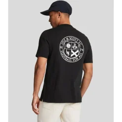 Lyle And Scott Football For All Graphic T-Shirt in Black