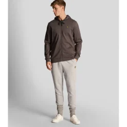 Lyle And Scott Full-Zip Hoodie in Grey