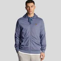 Lyle And Scott Full-Zip Hoodie in Blue