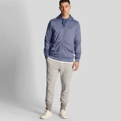 Lyle And Scott Full-Zip Hoodie in Blue