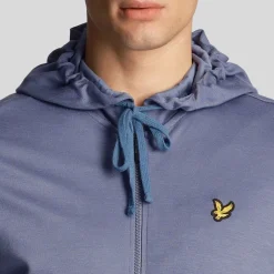 Lyle And Scott Full-Zip Hoodie in Blue