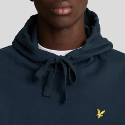 Lyle And Scott Interlock Hoodie in Navy