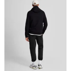 Lyle And Scott Interlock Cuffed Sweatpants in Black