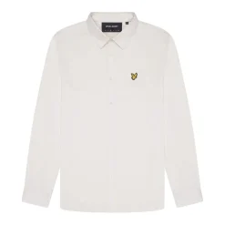 Lyle And Scott Interlock Shirt in White
