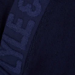 Lyle And Scott Jacquard Text Dressing Gown in Blue