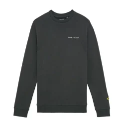 Lyle And Scott Juniors Script Crewneck Sweatshirt in Grey