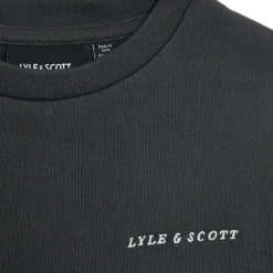 Lyle And Scott Juniors Script Crewneck Sweatshirt in Grey