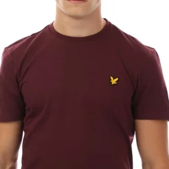 Lyle And Scott Martin T-Shirt in Burgundy