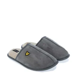 Lyle And Scott Mens Tarquinn Slippers in Grey