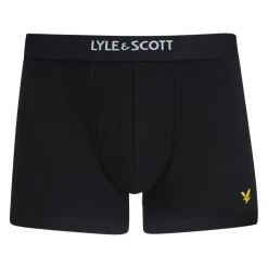 Lyle And Scott 3pk Cre Trunks in Black
