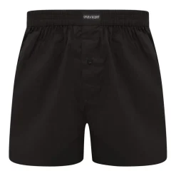 Lyle And Scott 3pk Wvn Boxer in Black
