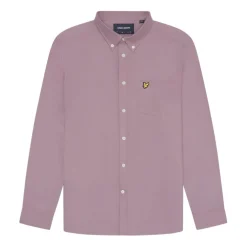 Lyle And Scott Plain Oxford Shirt in Pink