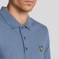 Lyle And Scott Plain Polo Shirt in Blue