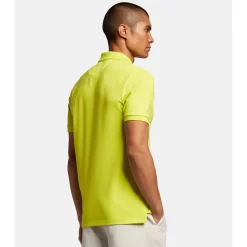 Lyle And Scott Plain Polo Shirt in Yellow