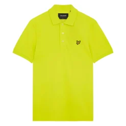 Lyle And Scott Plain Polo Shirt in Yellow