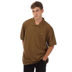 Lyle And Scott Plain Polo Shirt in Brown