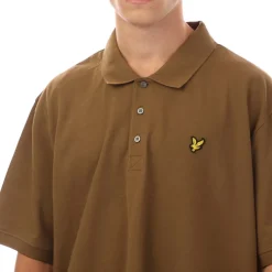 Lyle And Scott Plain Polo Shirt in Brown