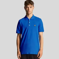 Lyle And Scott Plain Polo Shirt in Blue