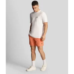 Lyle And Scott Plain Swim Shorts in Orange