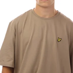 Lyle And Scott Plain T-Shirt in Taupe