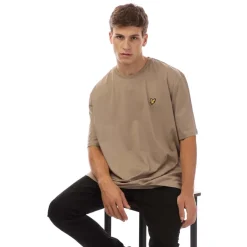 Lyle And Scott Plain T-Shirt in Taupe
