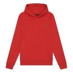Lyle And Scott Pullover Hoodie in Red