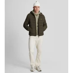 Lyle And Scott Pullover Hoodie in Beige